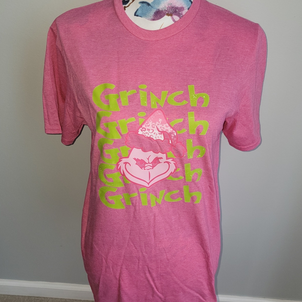 Gildan Pink Grinch T-Shirt